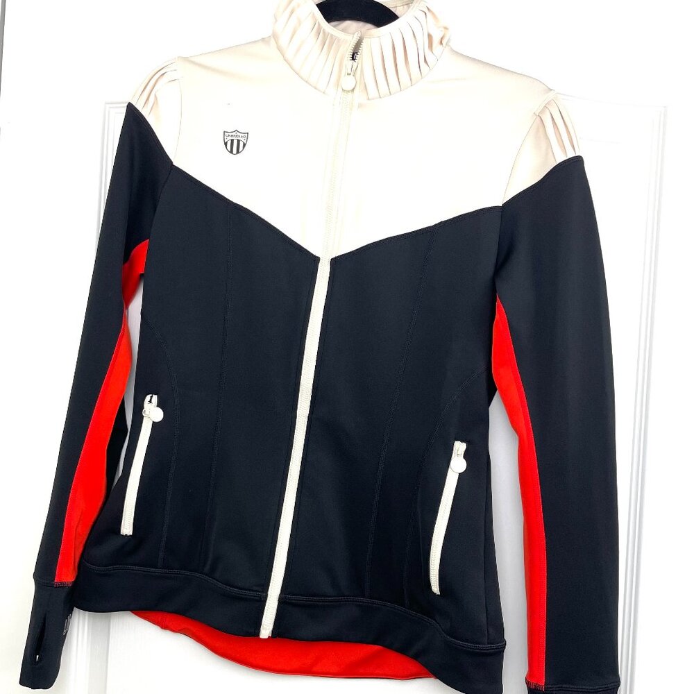 Unbridled Jacket Athletic Zip-Up Jacket Thumb Holes Size M Designed Miami